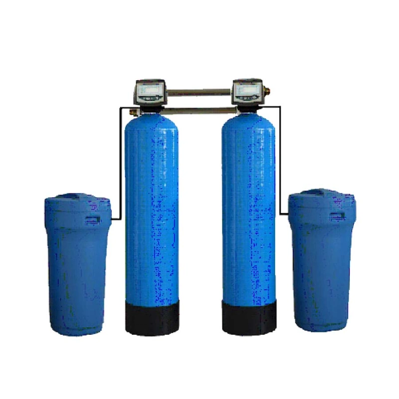 STATIE DEDURIZARE aquaPUR SOFT 25 TWIN VANA PERFORMA Q 1,3mc/h CU BY-PASS