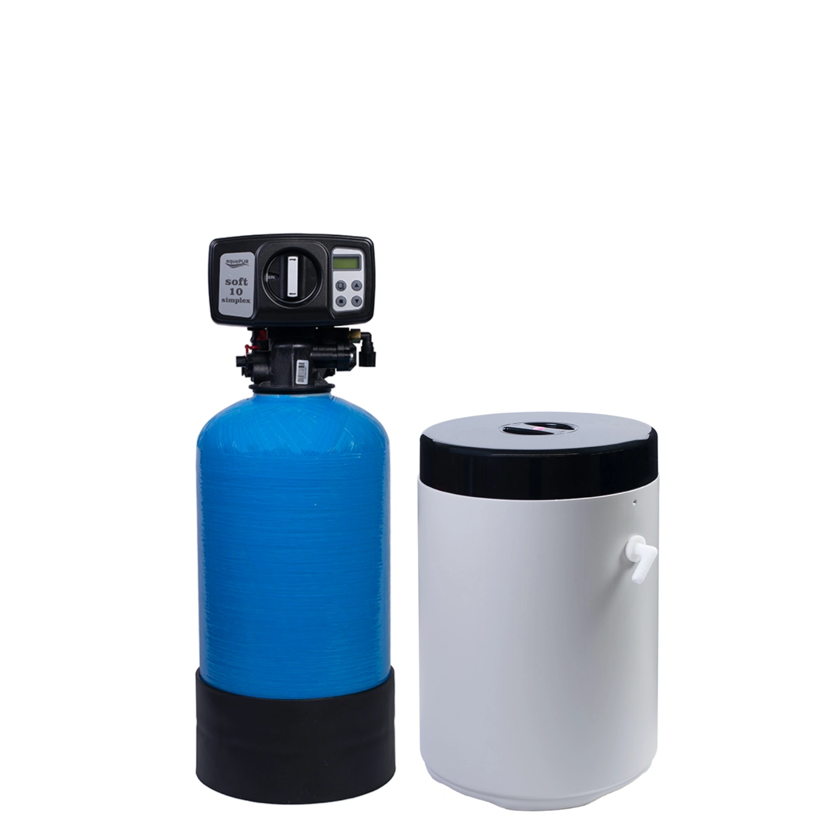 STATIE DEDURIZARE SOFT 10 SIMPLEX Q=0,8mc/h SARE 28KG (CU BY-PASS)