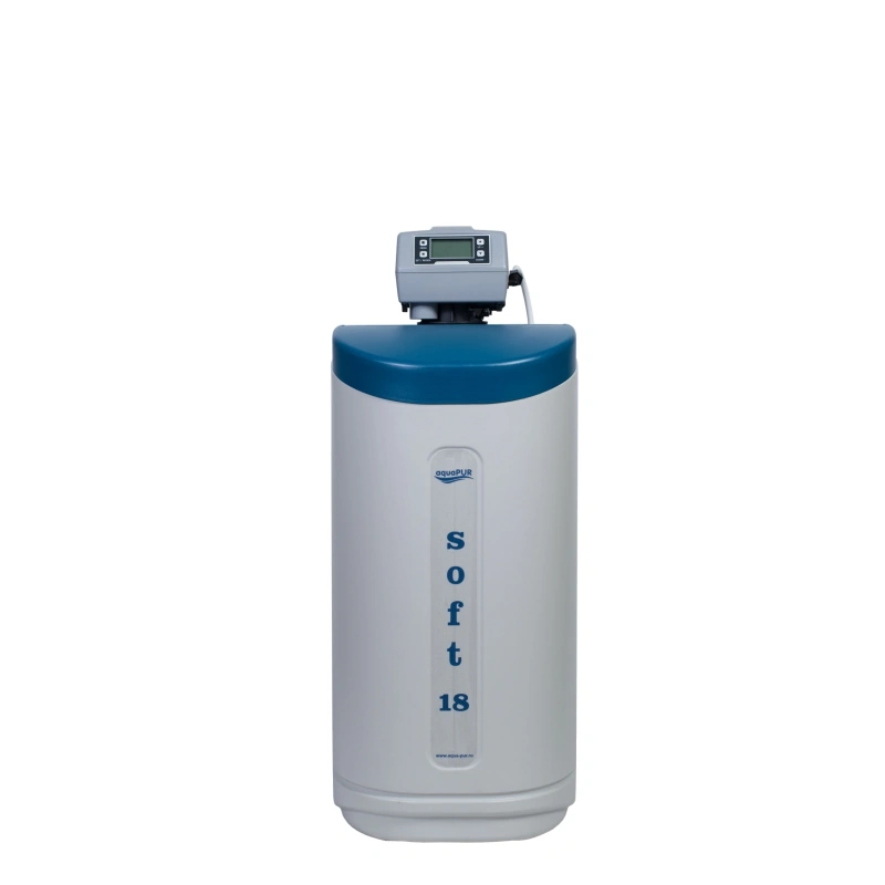 STATIE DEDURIZARE SOFT 18 CAB Q=1,5mc/h SARE 43KG (CU BY-PASS)